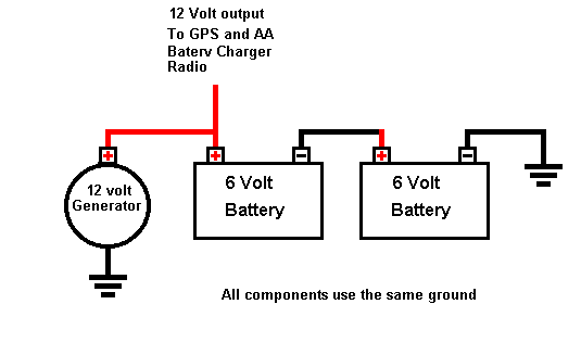 wiring a generator and battery on my bike