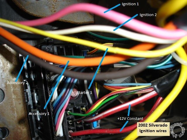 1999-2002 Silverado Remote Start w/Keyless Pictorial Chevy Silverado Speaker Wiring Diagram The12Volt