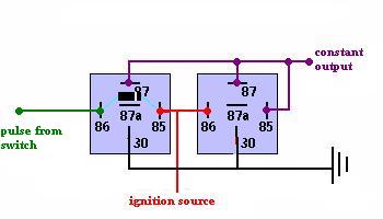 fog relay/ oem momentary switch -- posted image.