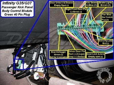 2012 Infiniti G37 Alarm/Remote Start, Stereo Wiring - Last Post -- posted image.