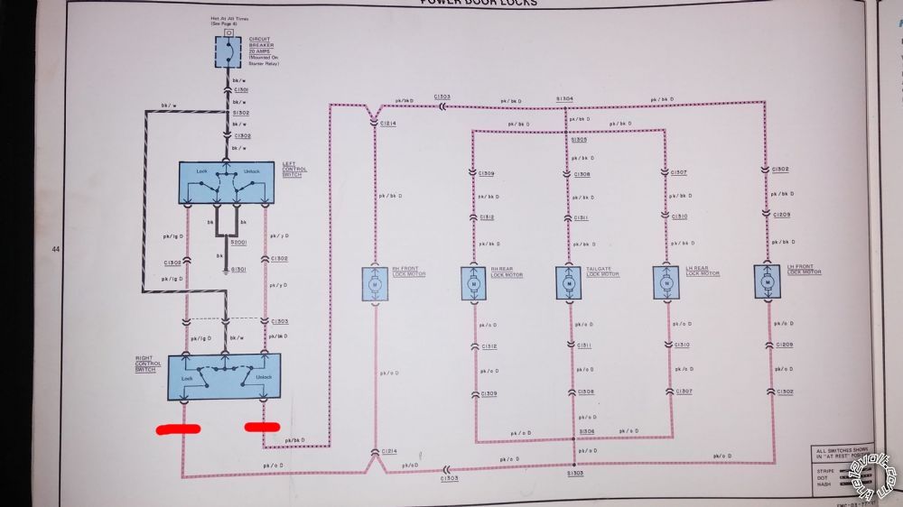1977 Ford LTD - Lock ID with Diagram -- posted image.