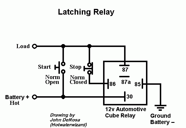 Latching relay, where to buy? -- posted image.