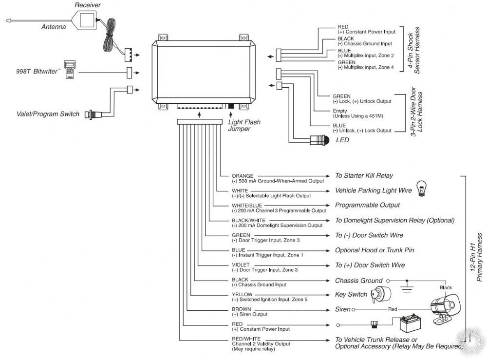 Viper 3106v Wiring Diagram Viper 3100VX Wiring