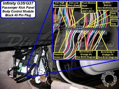 2012 Infiniti G37 Alarm/Remote Start, Stereo Wiring - Last Post -- posted image.