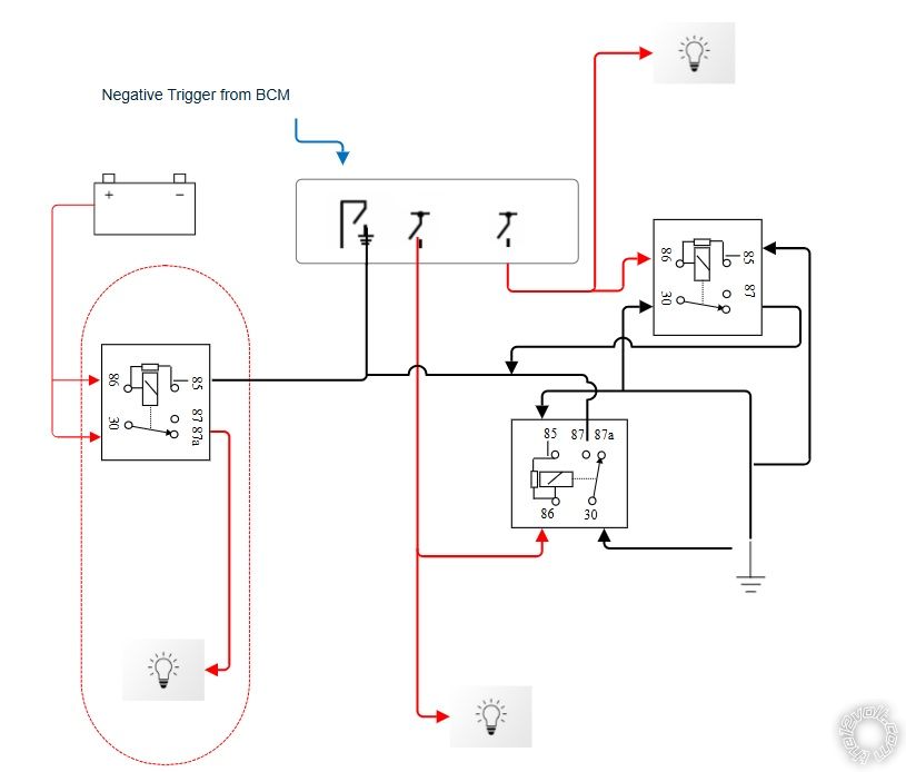 Provide Negative Trigger To Existing Relay - Last Post -- posted image.