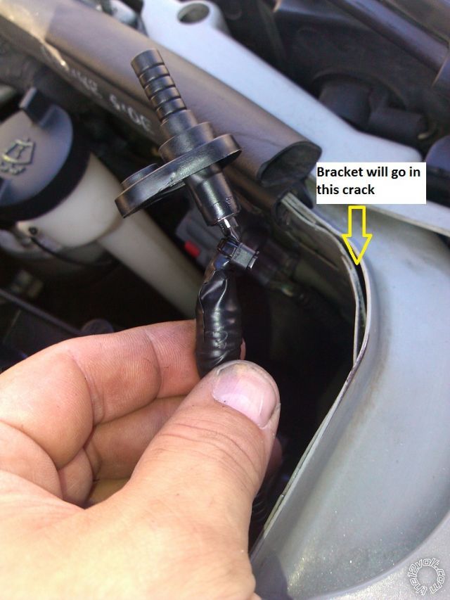 Hood Pin Mod Remote Start Alarm System Pictorial -- posted image.
