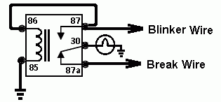turn signal, brake priority relay setup -- posted image.