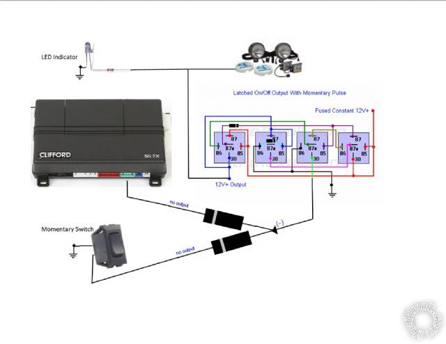 switch with alarm accessory output -- posted image.