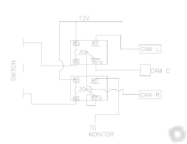 wiring diagram, switch cameras -- posted image.