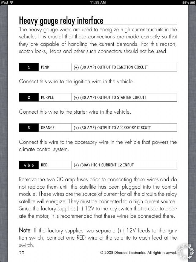 2003 dodge ram 1500, avital 4103xl -- posted image.