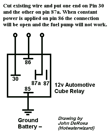 Switching open relay to closed on Keypad -- posted image.