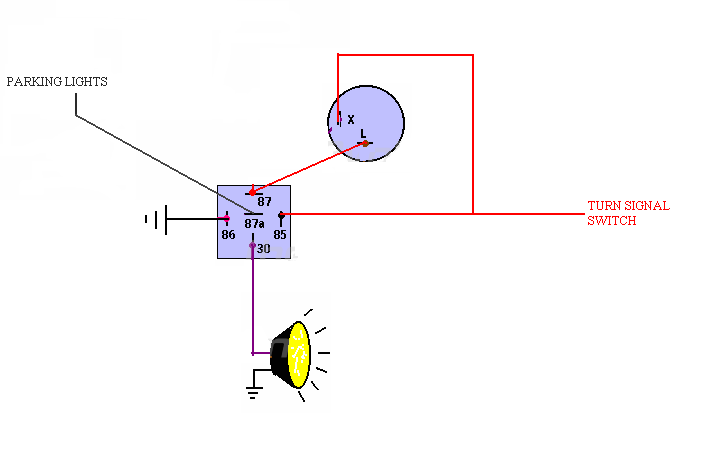 running lights and turn signals -- posted image.