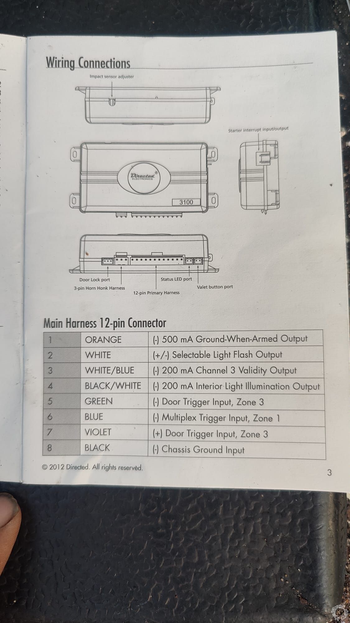 Avital 3100, Ford Transit - Last Post -- posted image.