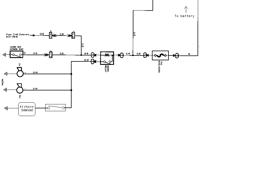 air horn circuit diagram is it correct? -- posted image.