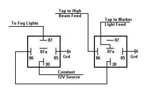 Driving Light Relays Question -- posted image.