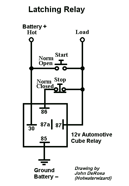 latching relay for fog lamps - Last Post -- posted image.