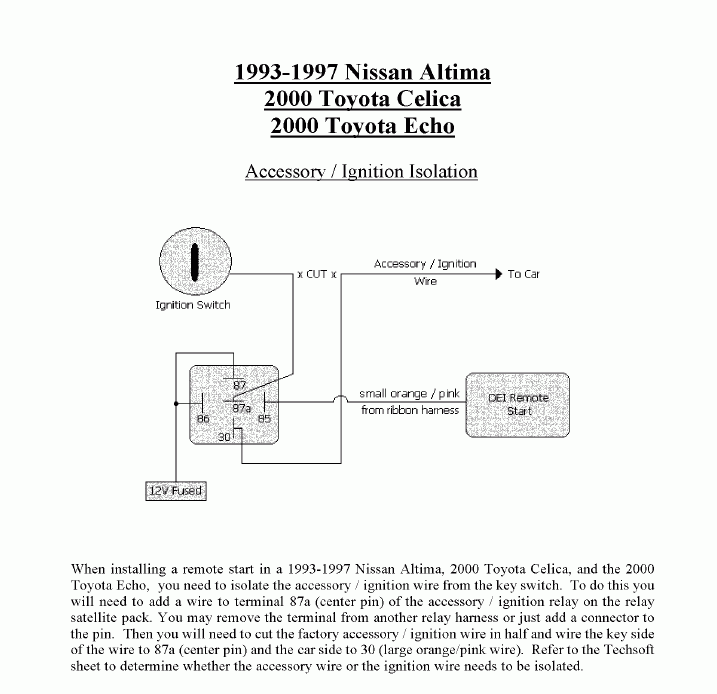 isolating a wire with a relay -- posted image.