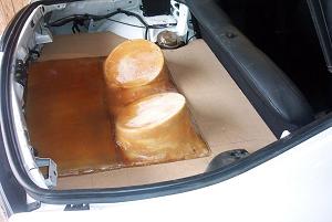 fiberglass to MDF -- posted image.
