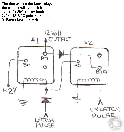 latched on/off output, 2 momentary inputs -- posted image.