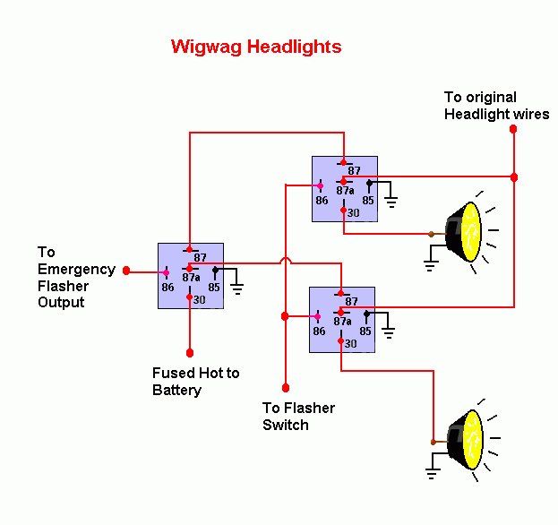 alternate my head light flash -- posted image.