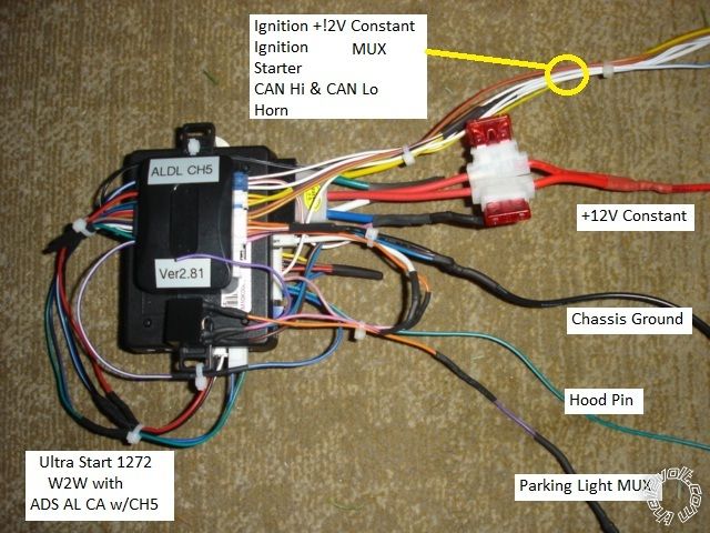 2005 Dodge GC, Avital 4105L, Xpresskit PKUMUX -- posted image.