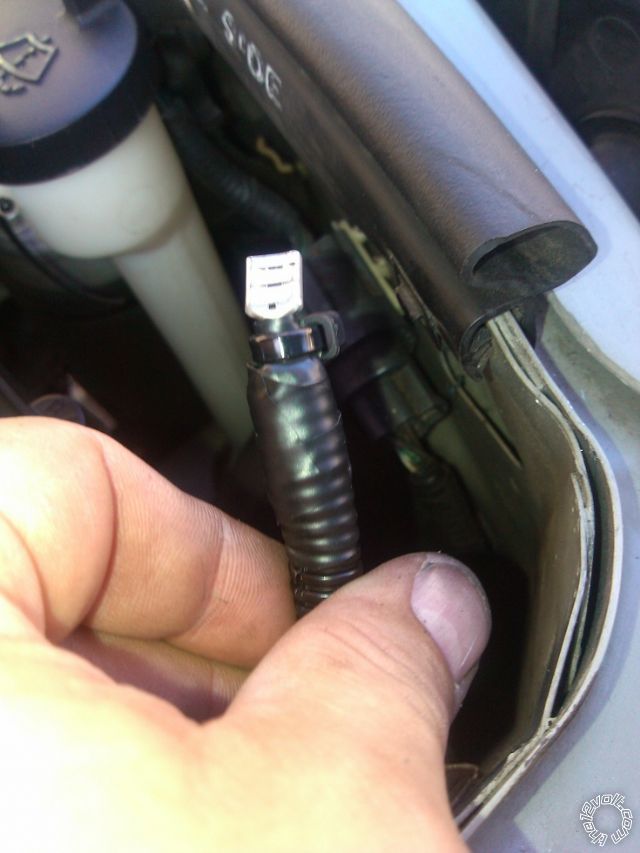 Hood Pin Mod Remote Start Alarm System Pictorial -- posted image.