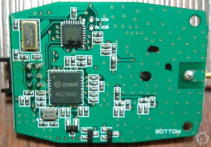 Info about antenna module on 2 way alarm needed -- posted image.