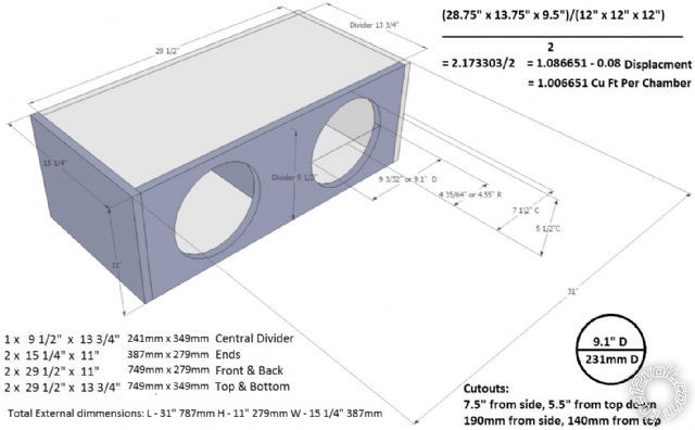 2 x alpine typr r swr-1043d 10 enclosure -- posted image.