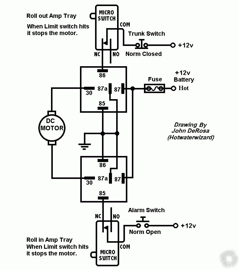 How to wire relays -- posted image.