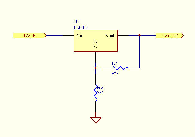 12V to 3V? -- posted image.