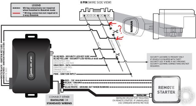 Where to Connect Ignition from RS Unit? 2003 Nissan Pathfinder -- posted image.
