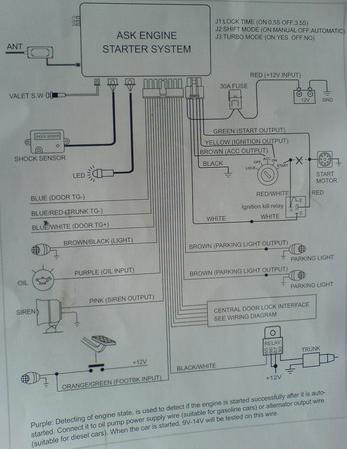 98 Corolla LE Two Way Car Alarm System -- posted image.