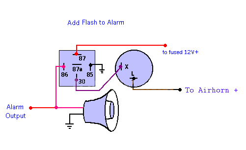 96 Honda Accord horn output -- posted image.