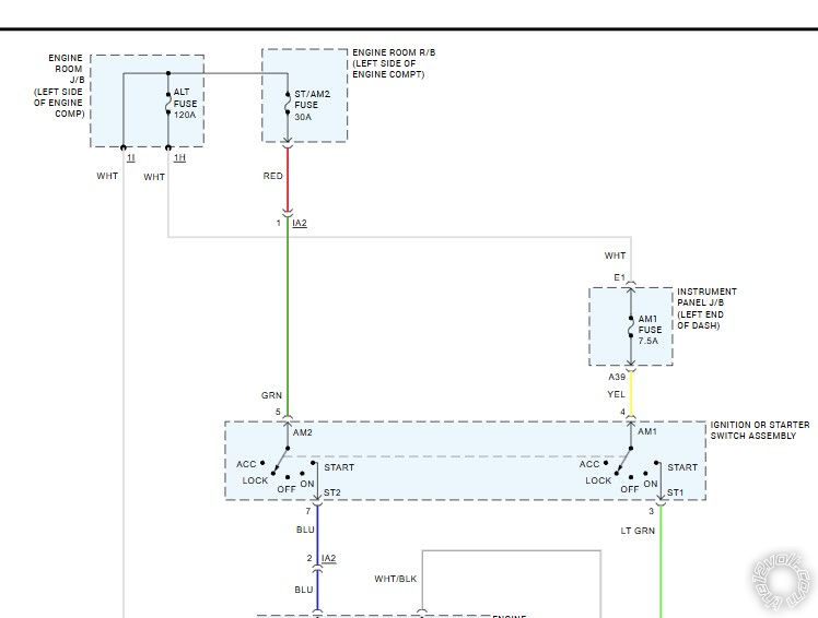 2015 Toyota Camry, Starter And Ignition Wires Confusion -- posted image.