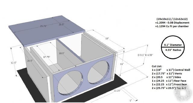 2 x alpine typr r swr-1043d 10 enclosure - Last Post -- posted image.