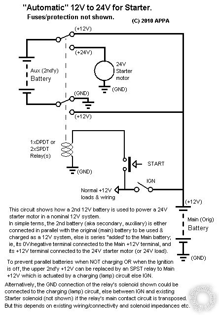 24v supply from multiple 12v cells -- posted image.