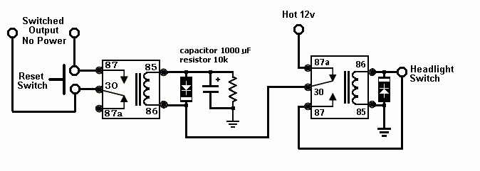 popup headlight trigger from dipped beam -- posted image.