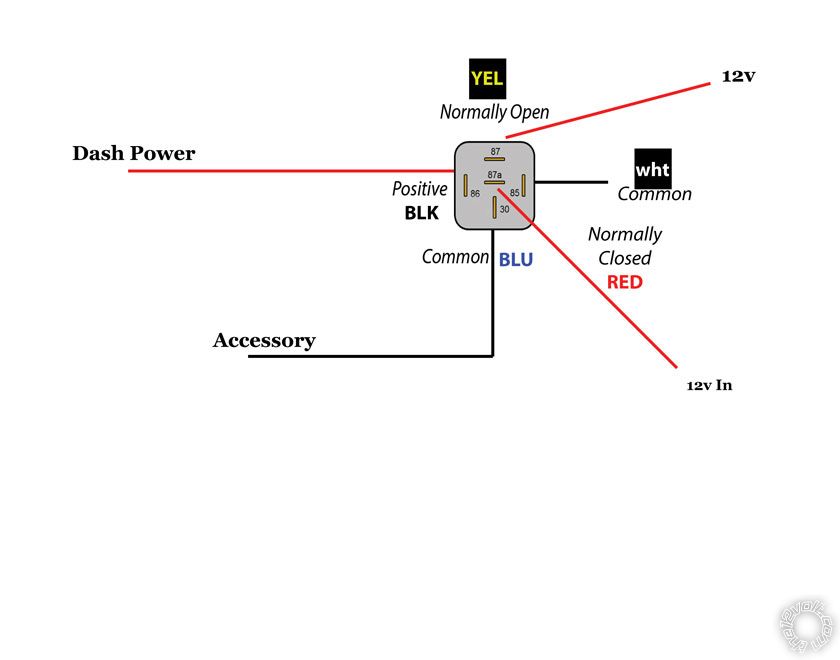 Can I Use An SPDT 5 Wire Relay As A Transfer Switch? -- posted image.