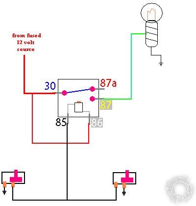 auxillary cargo lights wi 2 switches? - Last Post -- posted image.