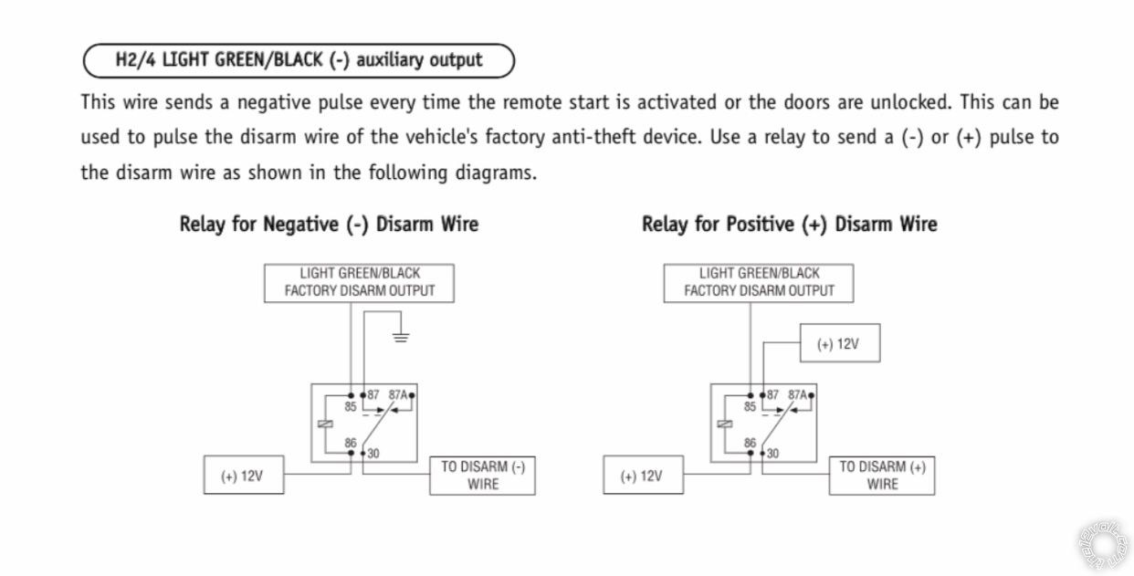 Boa 265B Remote Start Not Starting, 2001 Dodge Ram -- posted image.