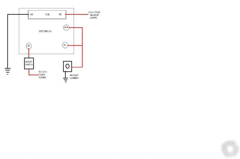 Wiring for Nav unit backup camera -- posted image.