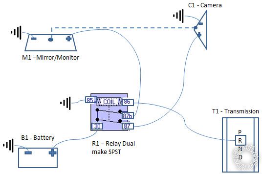 backup cam wiring diagram -- posted image.