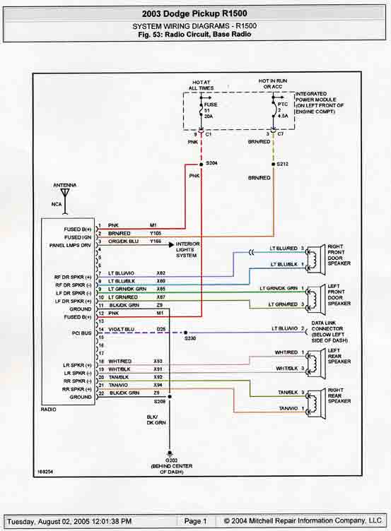 2004 Dodge Ram Wiring Diagram Pdf