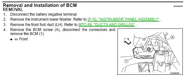 2007 Sentra BCM Location - Last Post -- posted image.