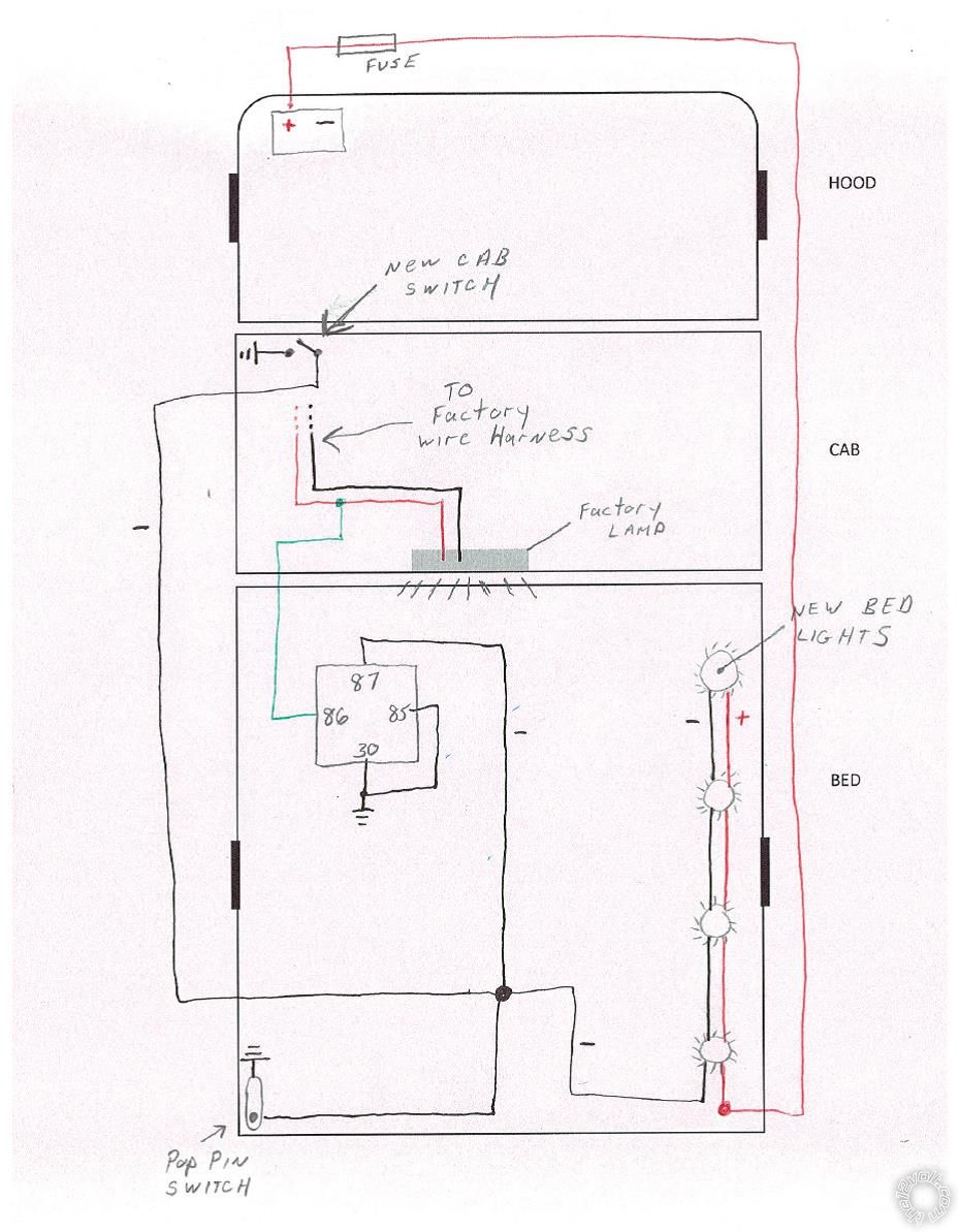 Activate Truck Bed Lights from Multiple Sources -- posted image.