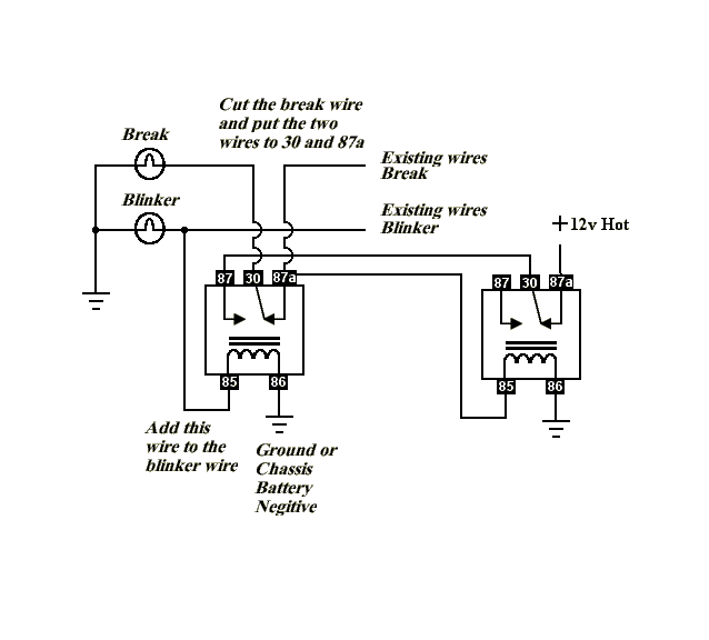 Interchanging tail lights when signaling?