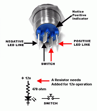 push button switch to latching push button wiring diagram 4 pin 