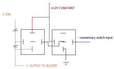 DayCare Van Alarm Buzzer w/Relays -- posted image.