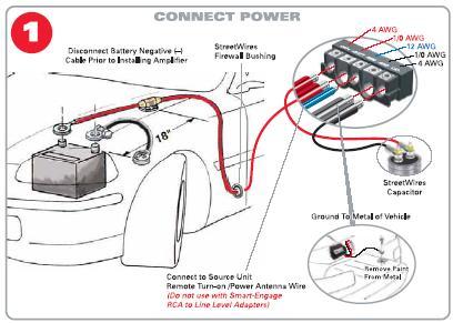 Capacitor Wiring, Capacitor Wiring Diagram Car Audio