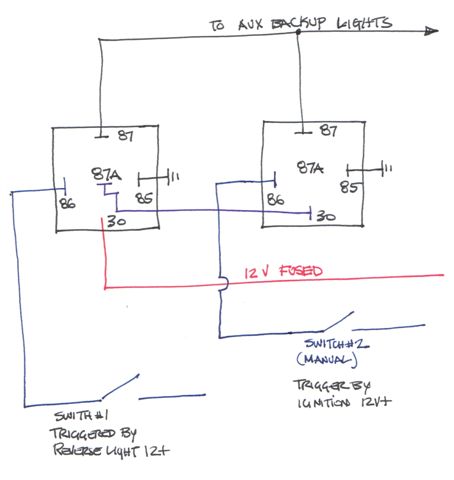 aux lights with two lighted switches - Last Post -- posted image.